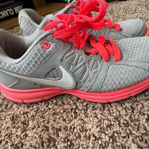 Nike Women's Athletic Shoes in Gray and Bright Pink